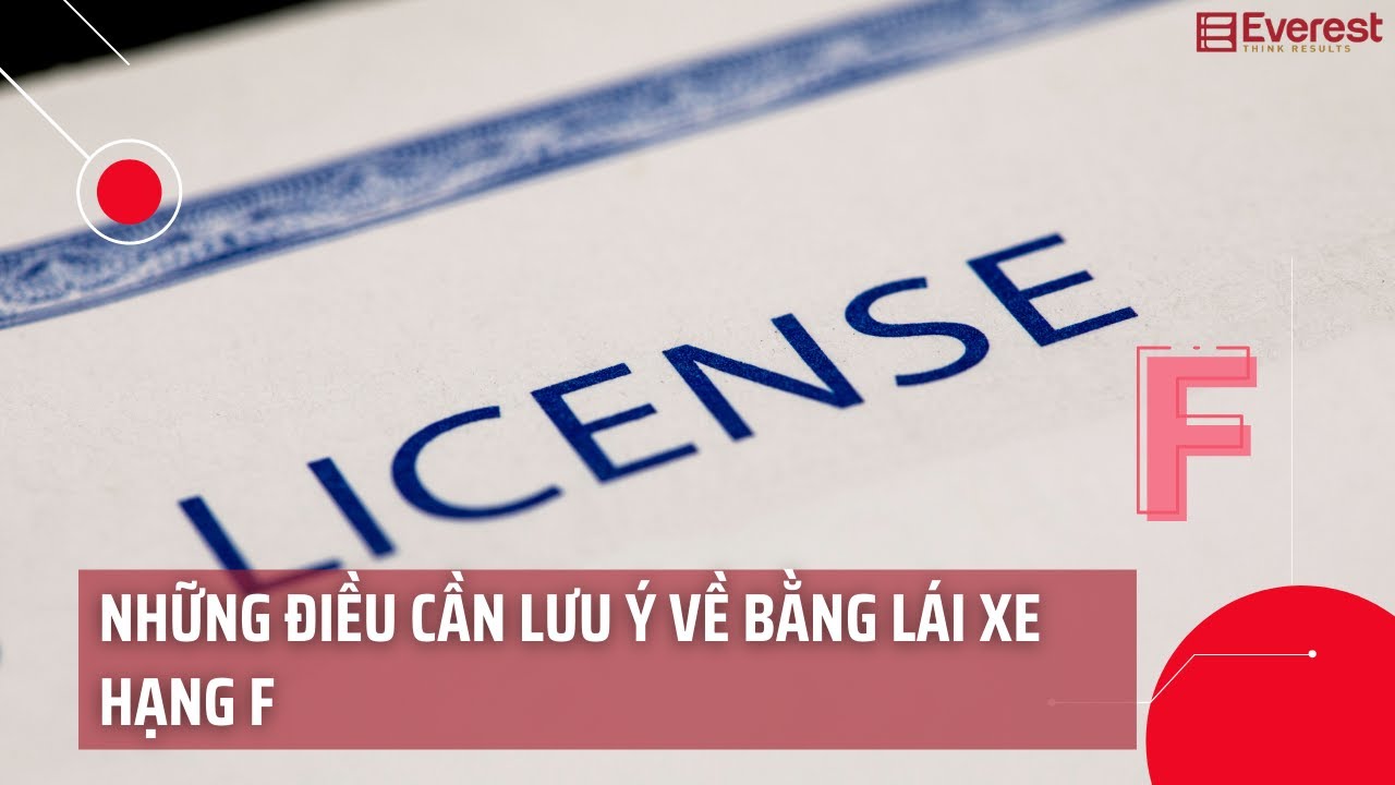 Quy trình làm bằng lái xe hạng F như thế nào?